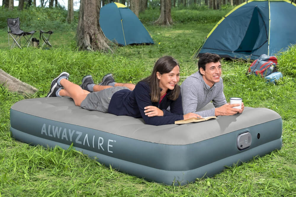 ที่นอนเป่าลม Bestway AlwayzAire Fortech Air Mattress Queen แบบชาร์จ